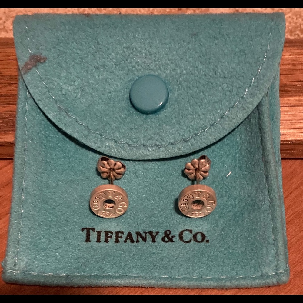 Tiffany & Co Circle Earrings (sterling silver)